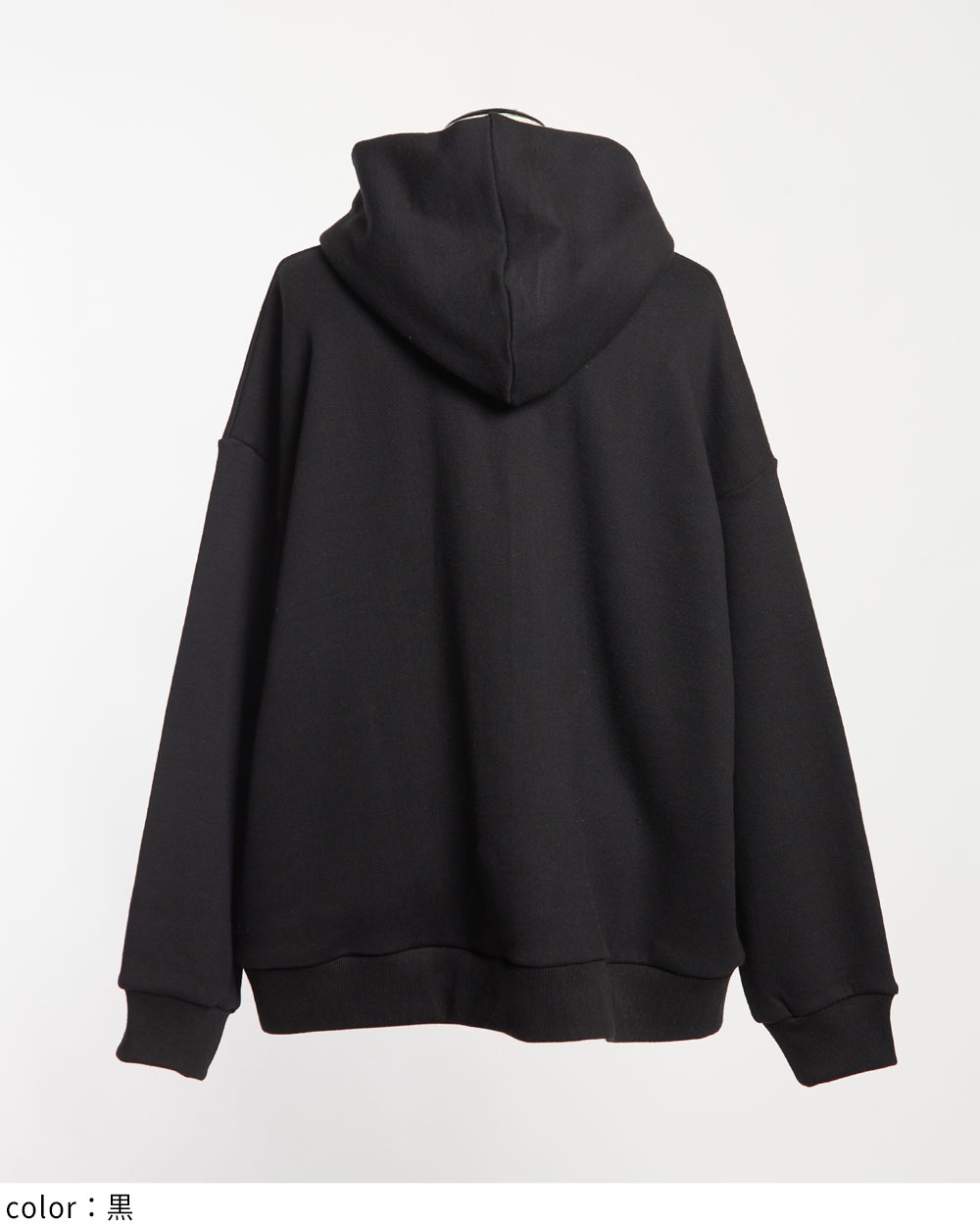 ハーフジップパーカー