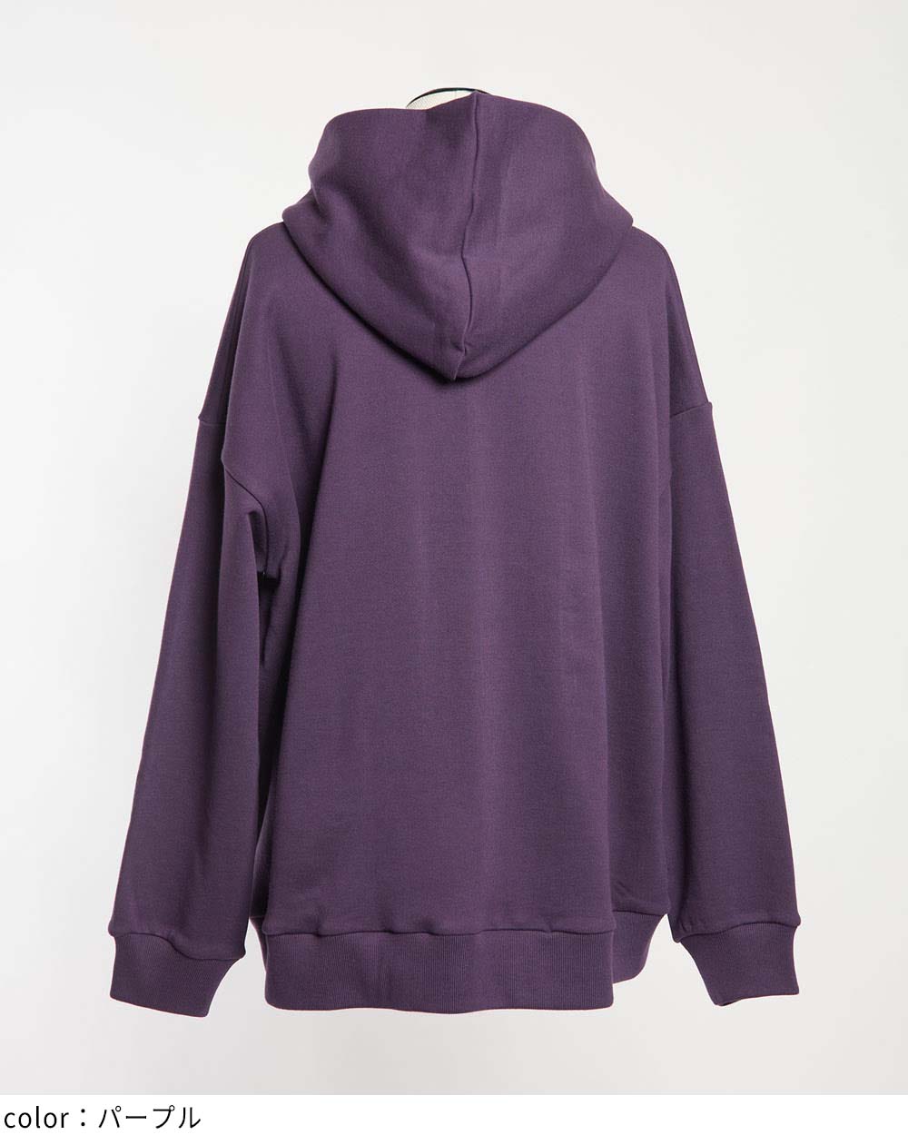 ハーフジップパーカー