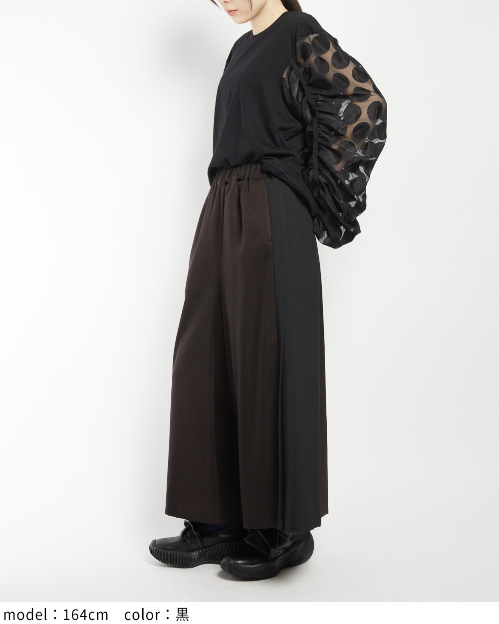 ギャザースリーブＴ