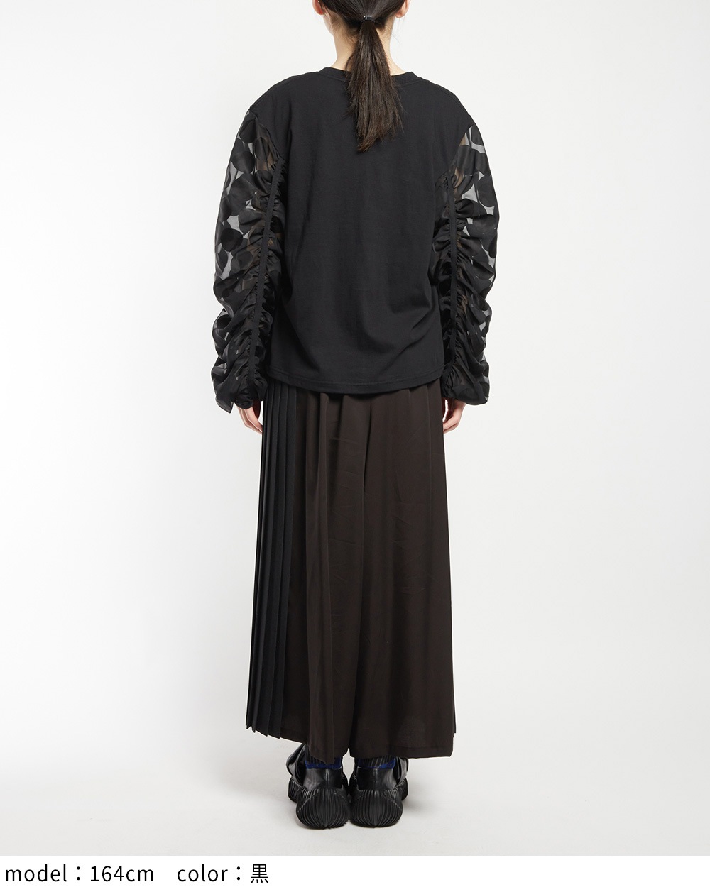 ギャザースリーブＴ