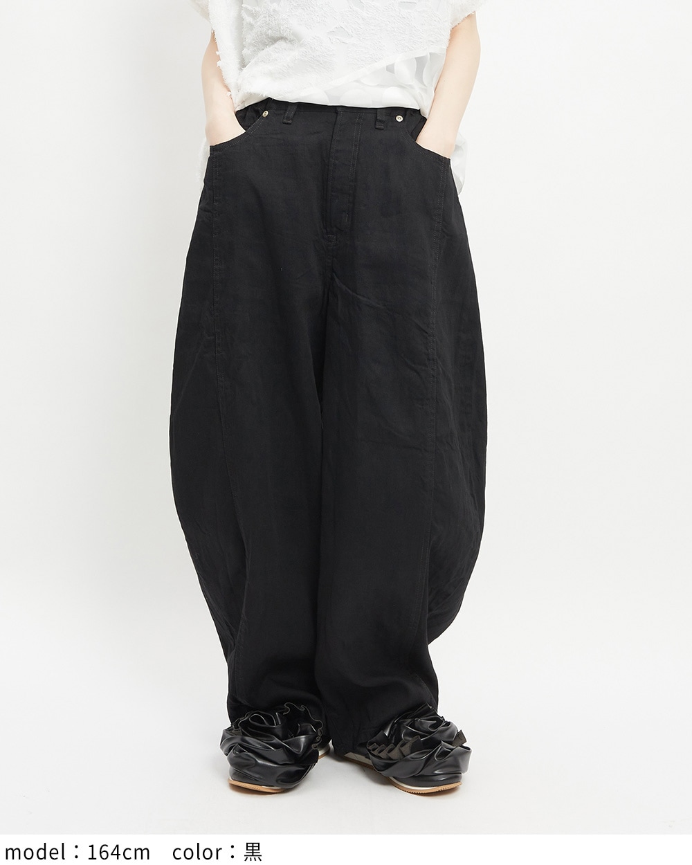 バレルデニムパンツ