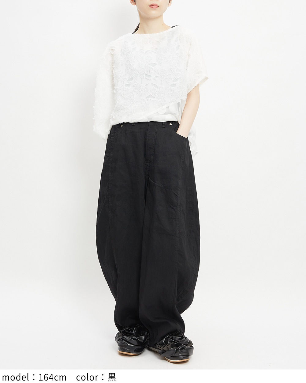 バレルデニムパンツ