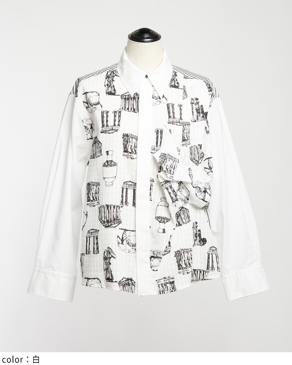 パルテノンドレープシャツ