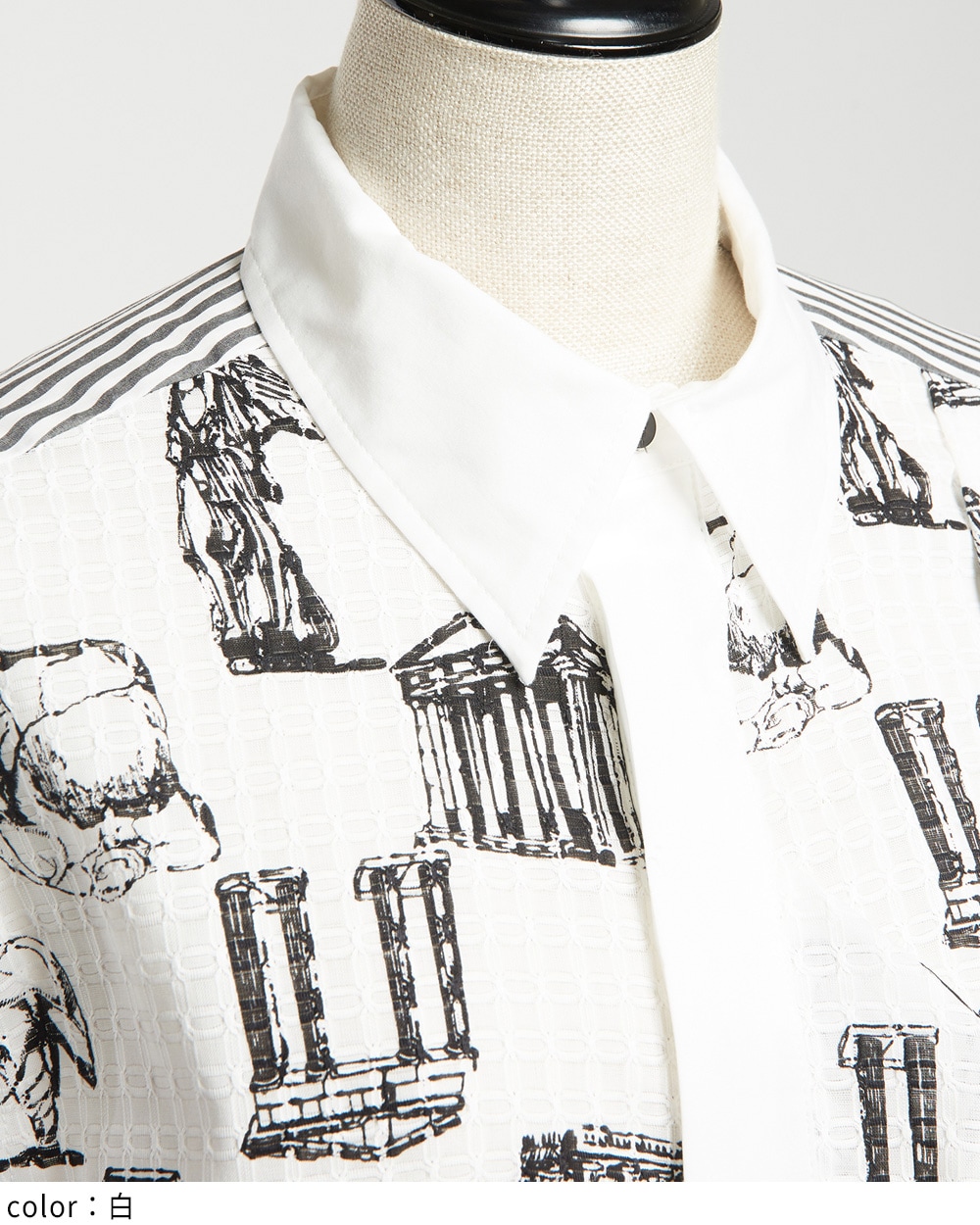 パルテノンドレープシャツ