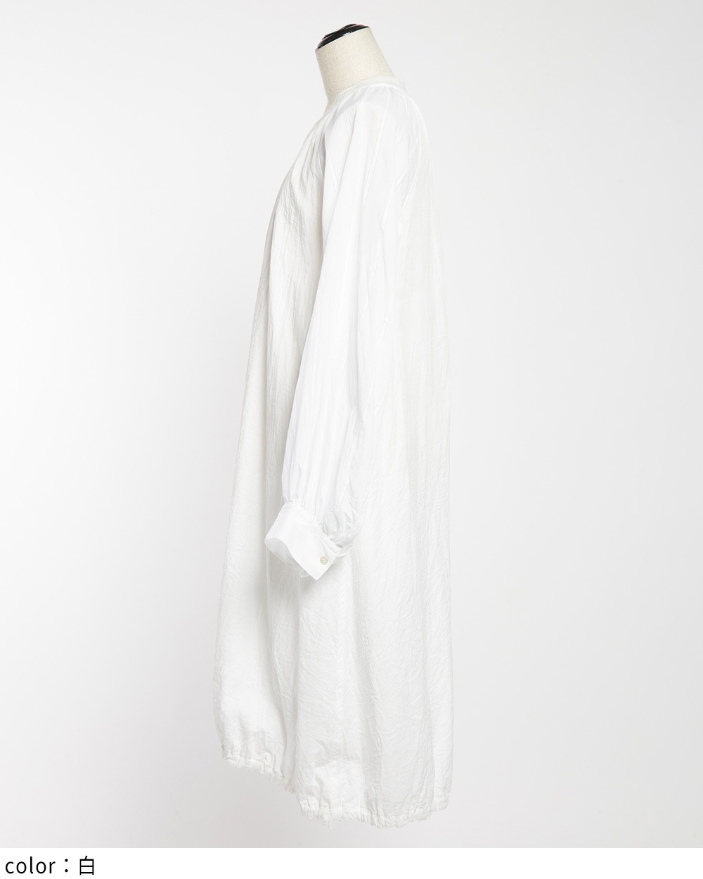 ロングシャツワンピース