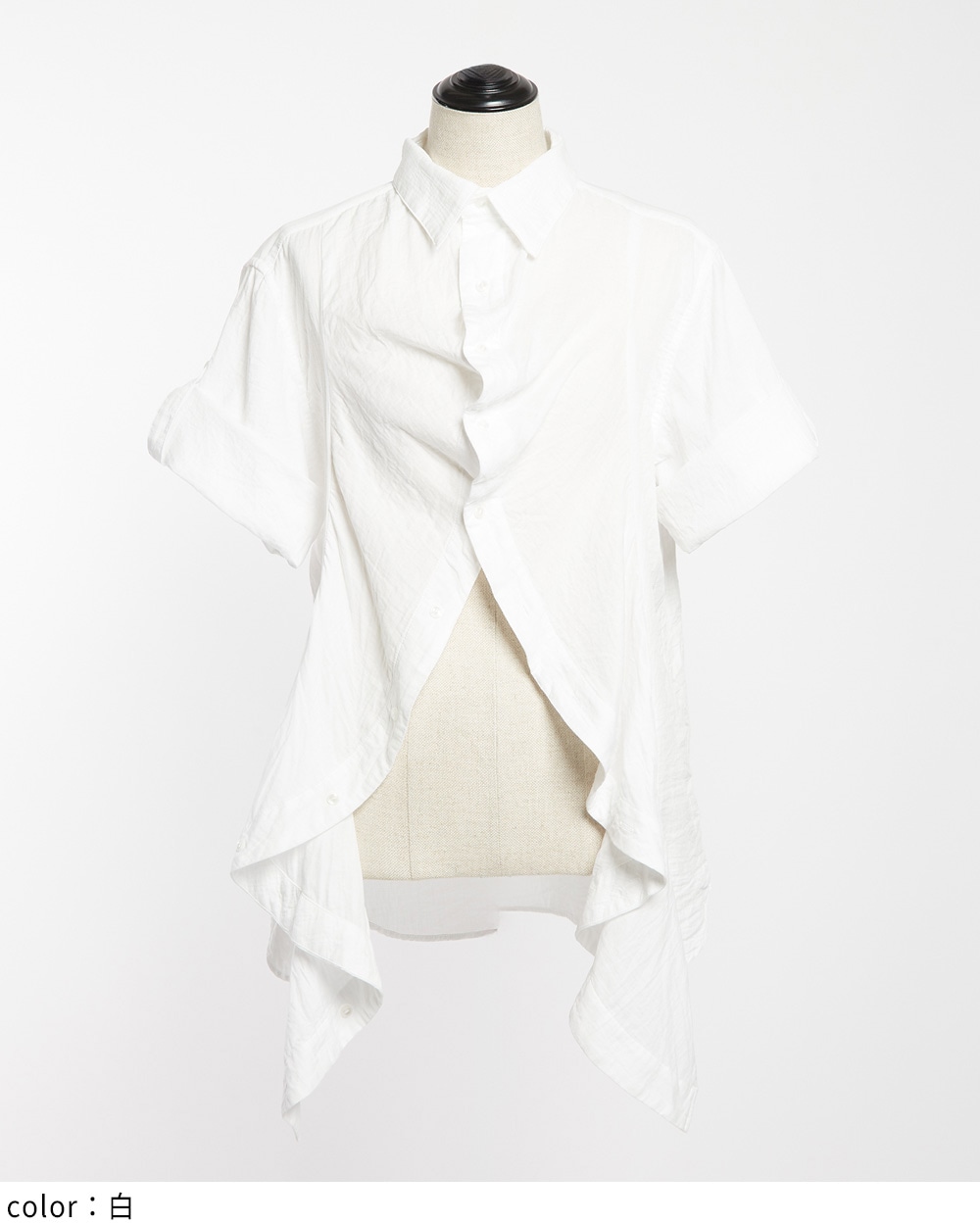 ガーゼフリルブラウス