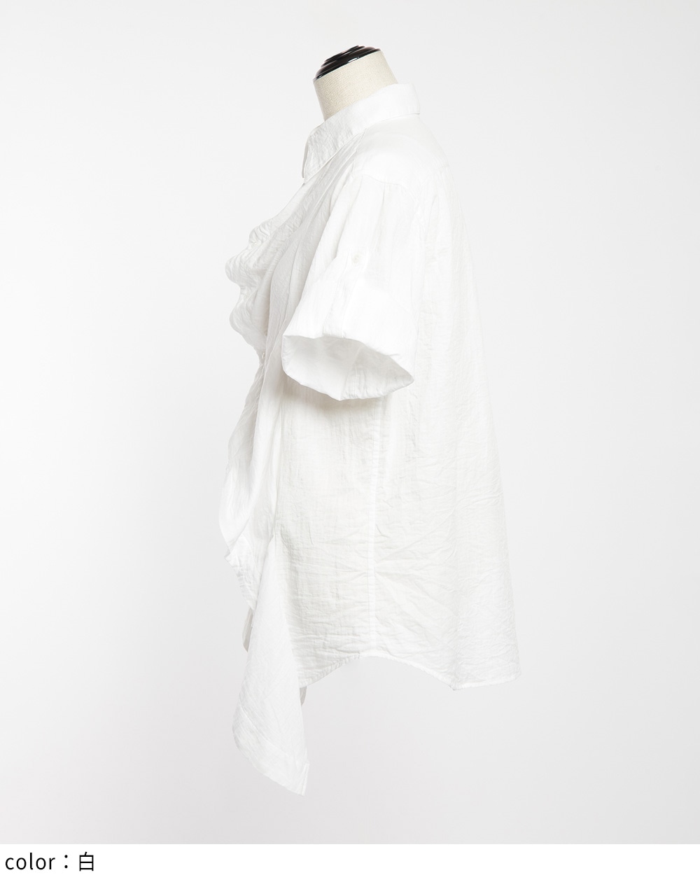 ガーゼフリルブラウス