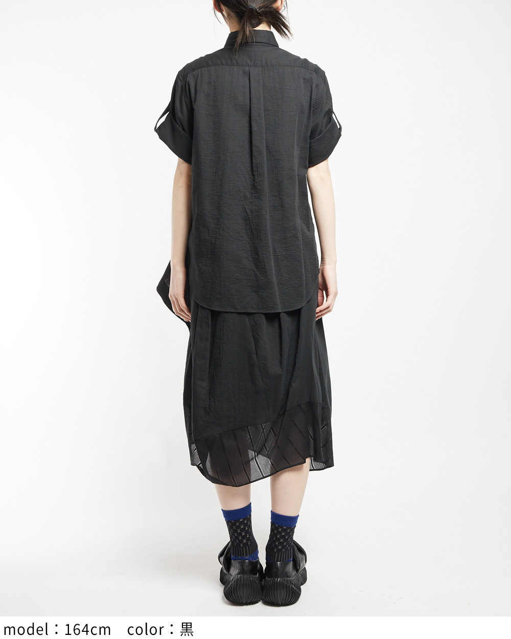 ガーゼフリルブラウス