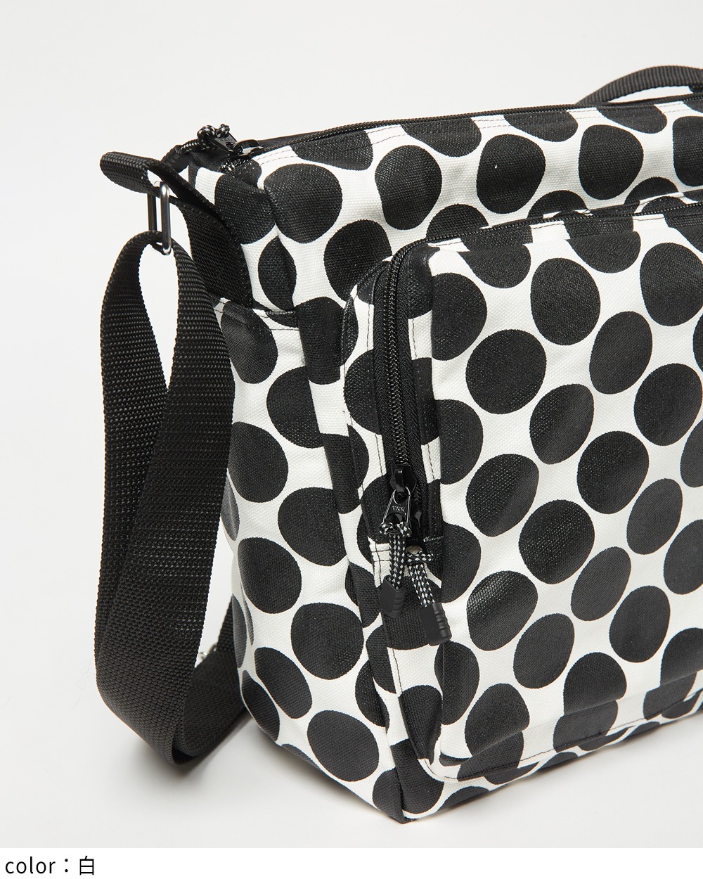 ドットショルダーバッグ