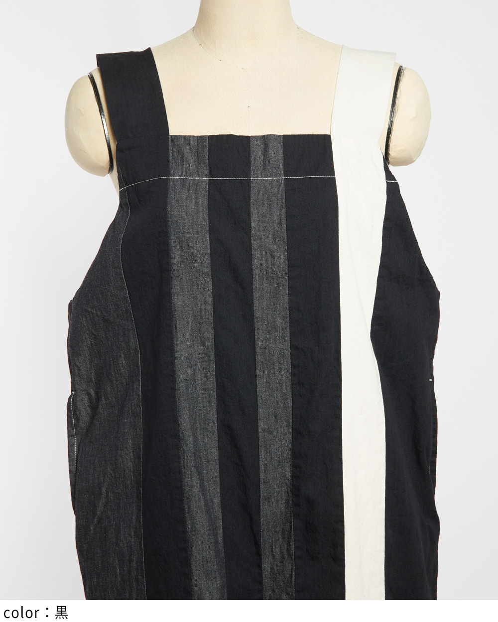 ヴァーティカルデニムサロペット