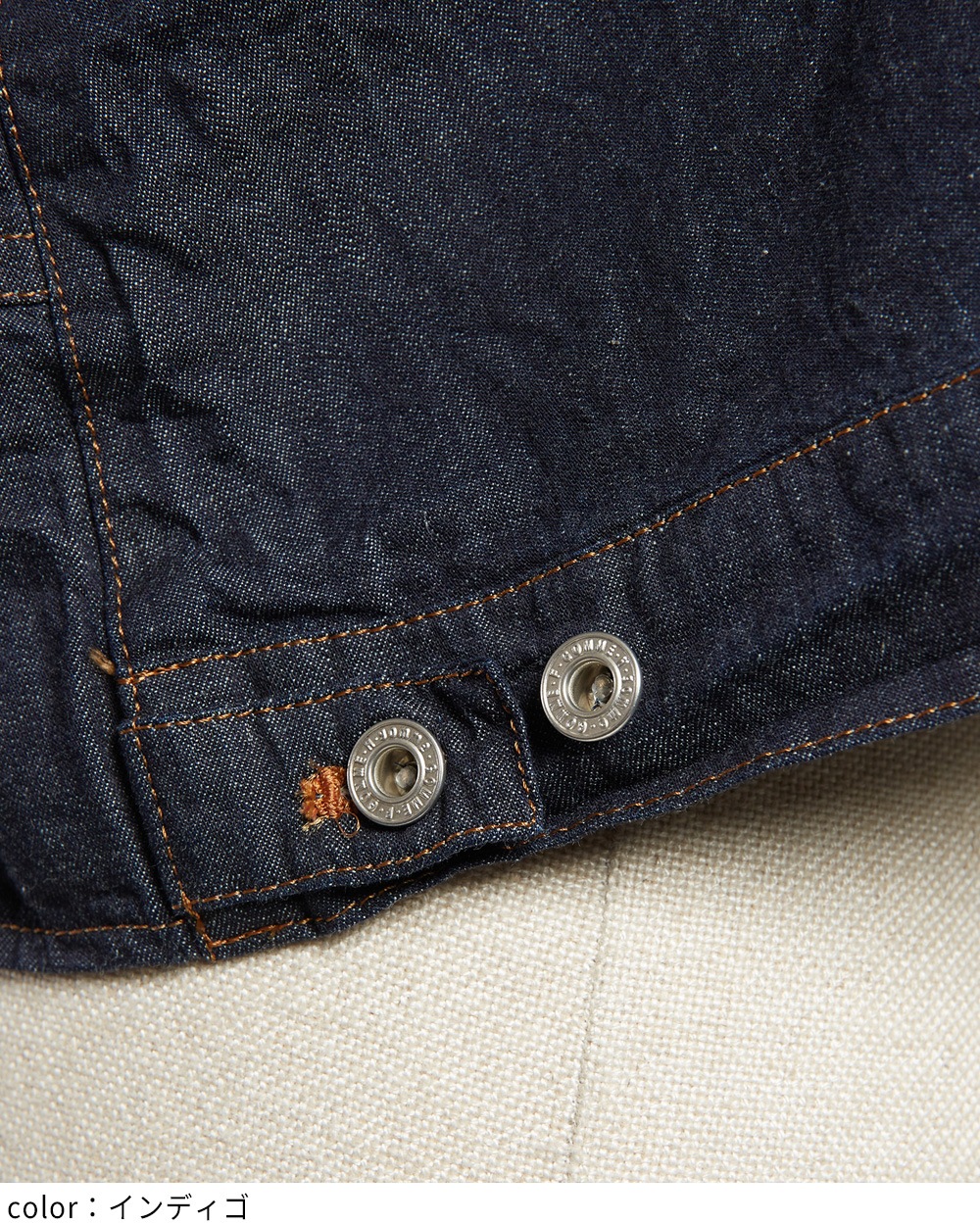 プリーツデニムキャミソール