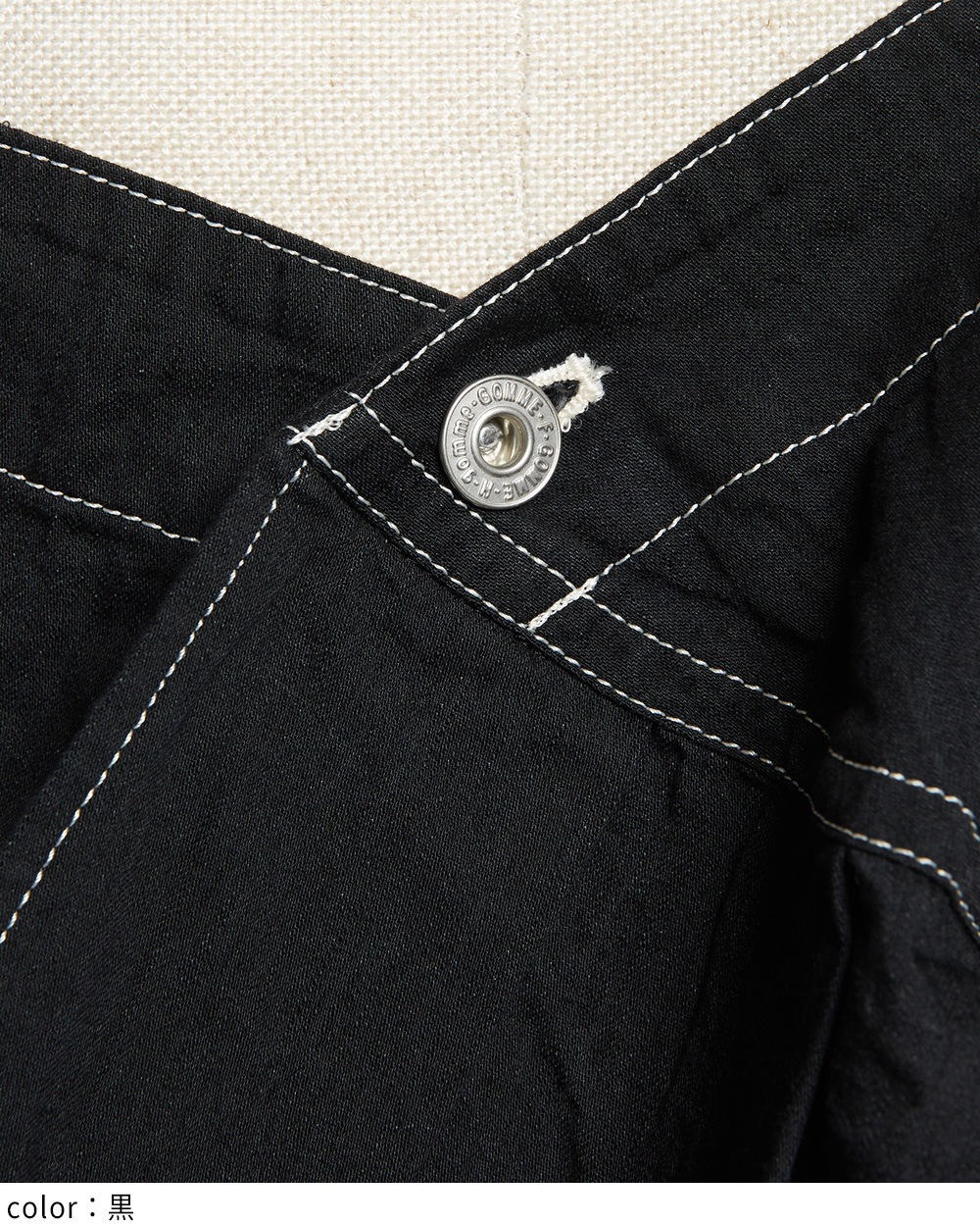 プリーツデニムキャミソール