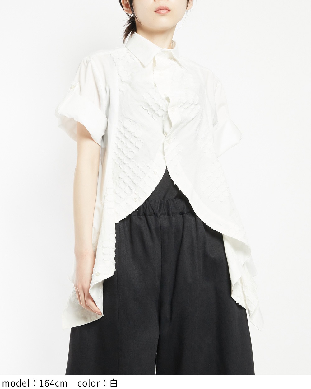 フラワーフリルブラウス