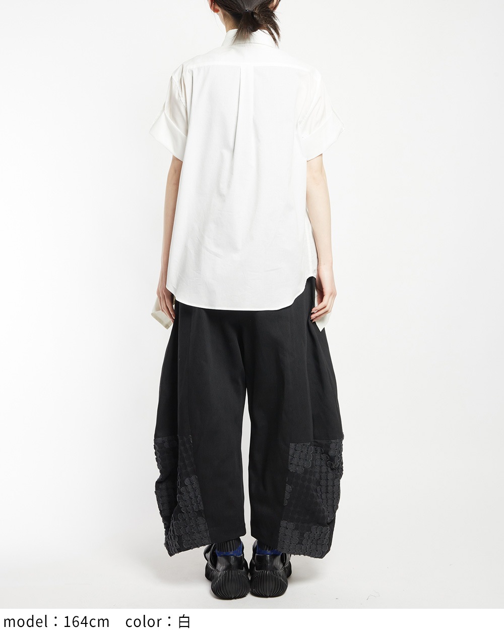 フラワーフリルブラウス