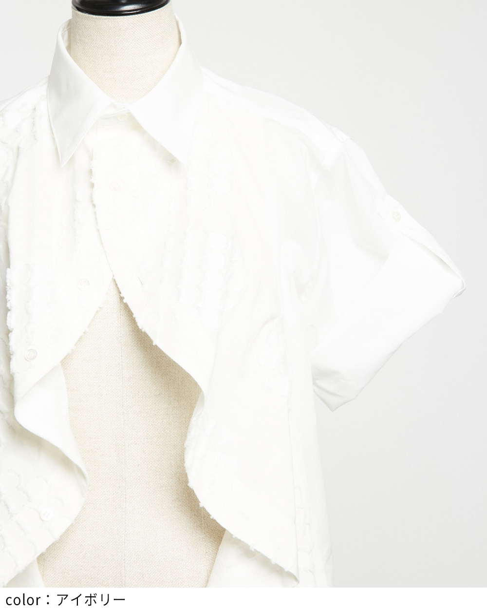 フラワーフリルブラウス