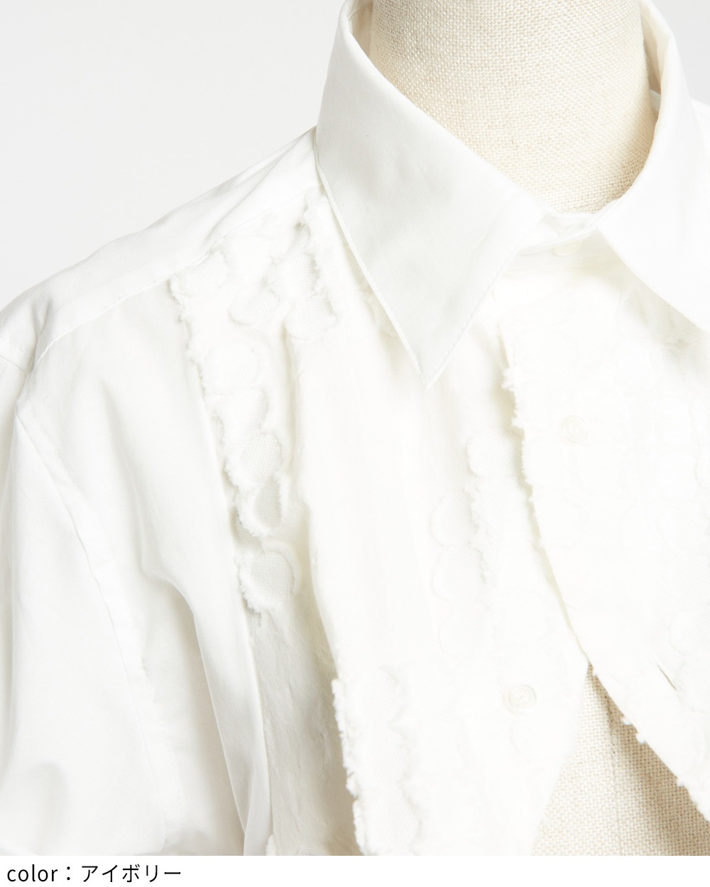 フラワーフリルブラウス