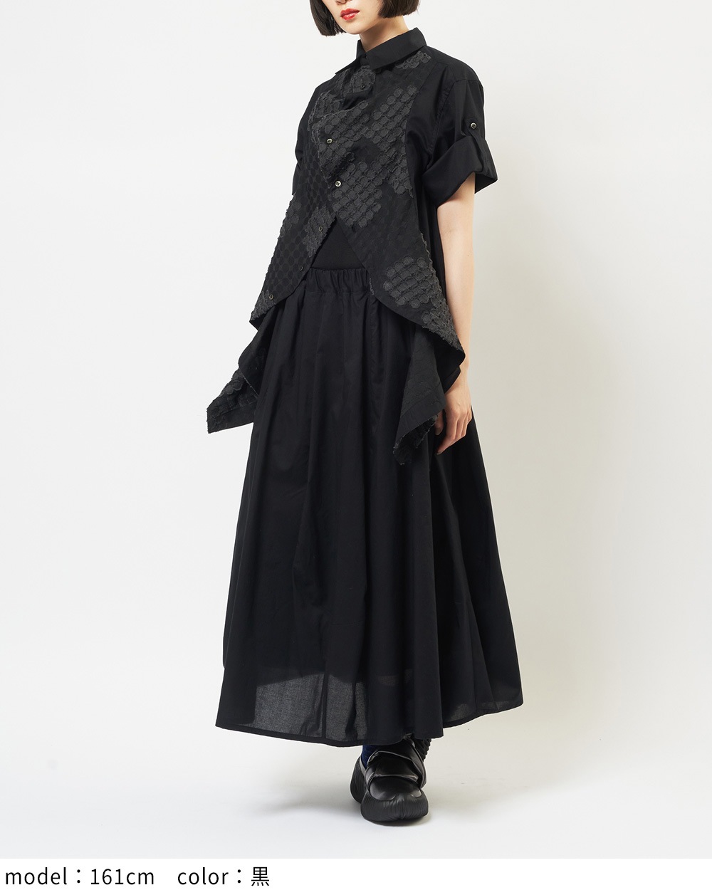 フラワーフリルブラウス