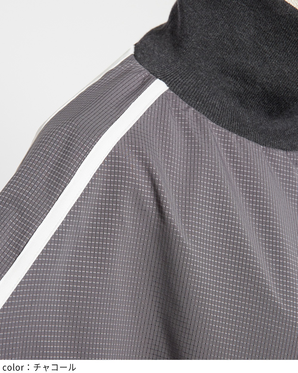 ハイネックタフタワンピース