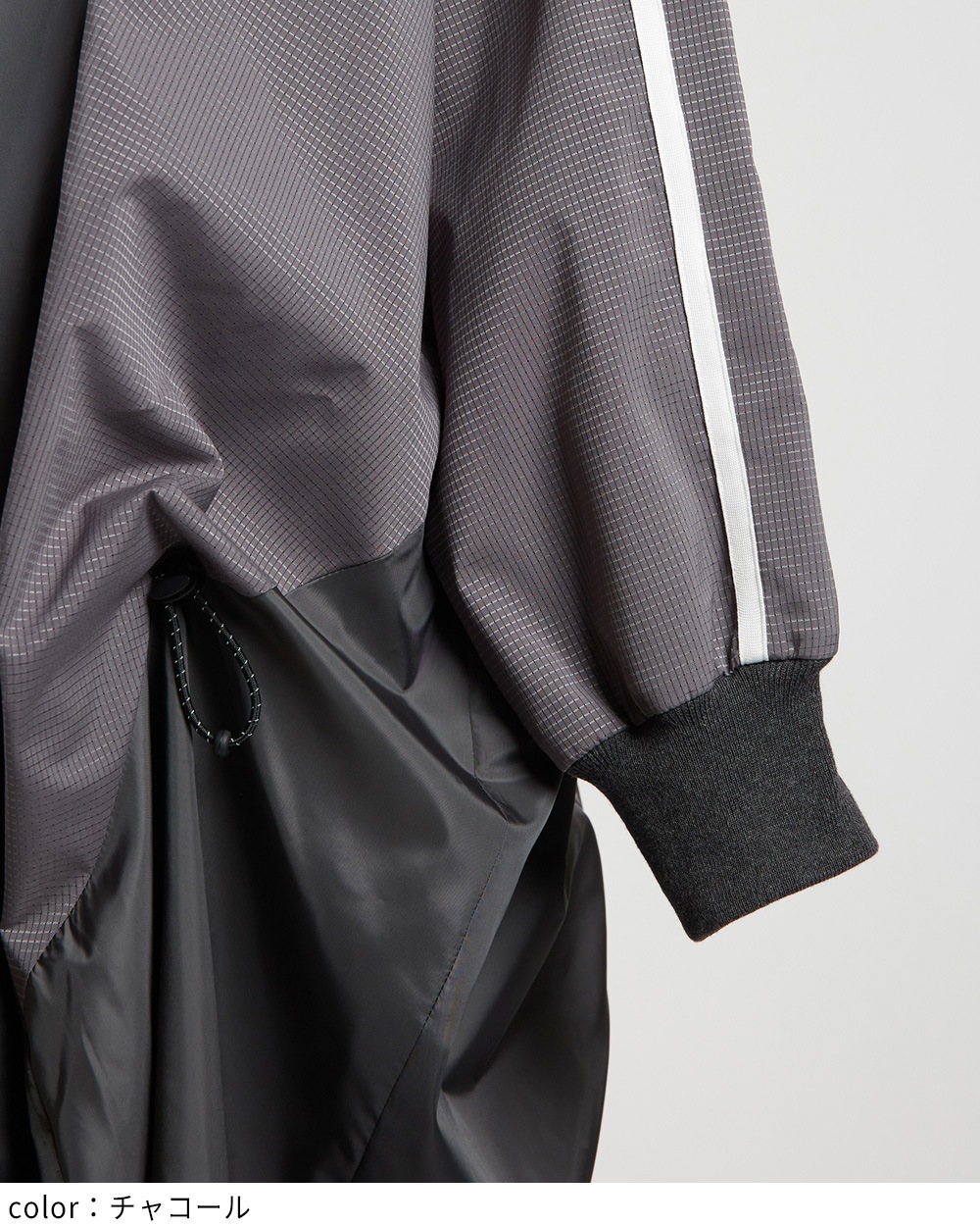 ハイネックタフタワンピース