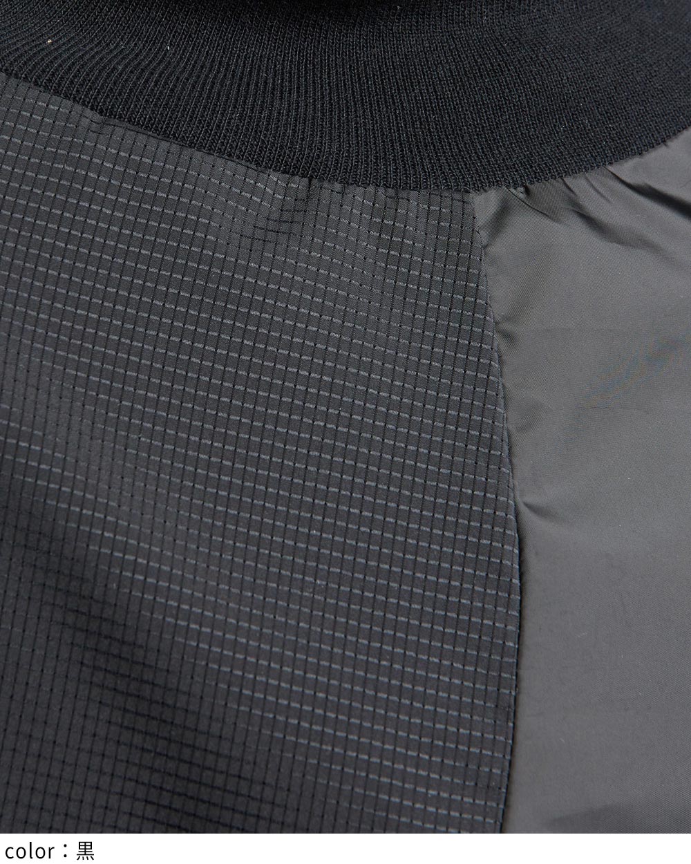 ハイネックタフタワンピース