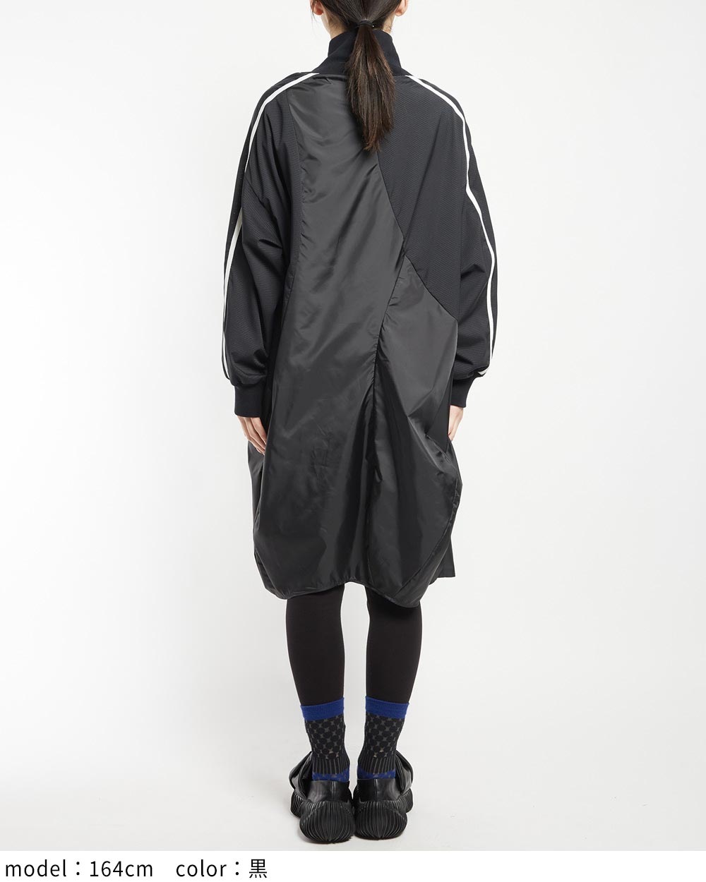 ハイネックタフタワンピース