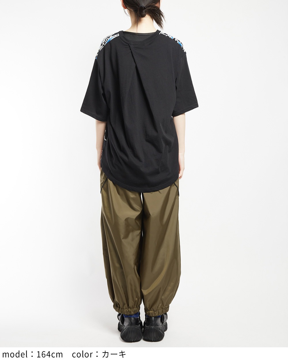 サイドラインタフタパンツ