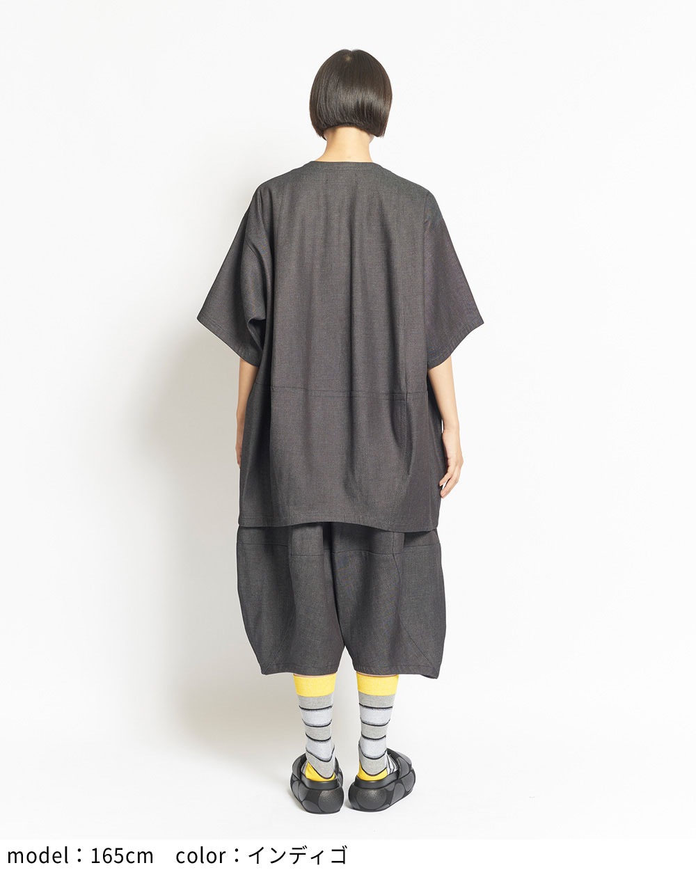 コクーンデニムジャケット