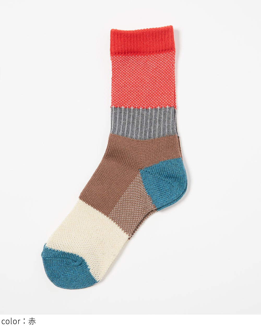 カラーブロックソックス