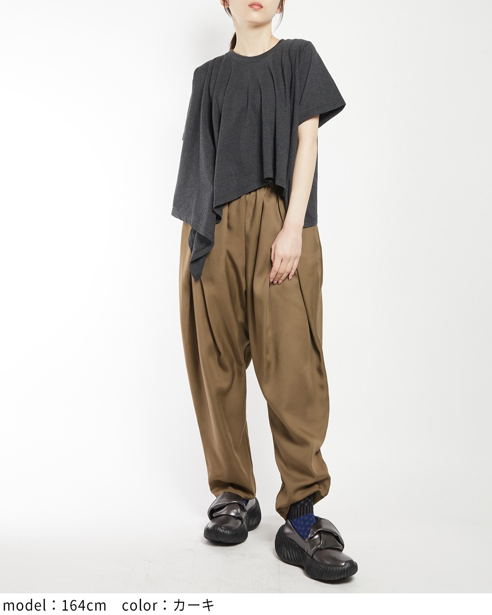 タックツイルパンツ