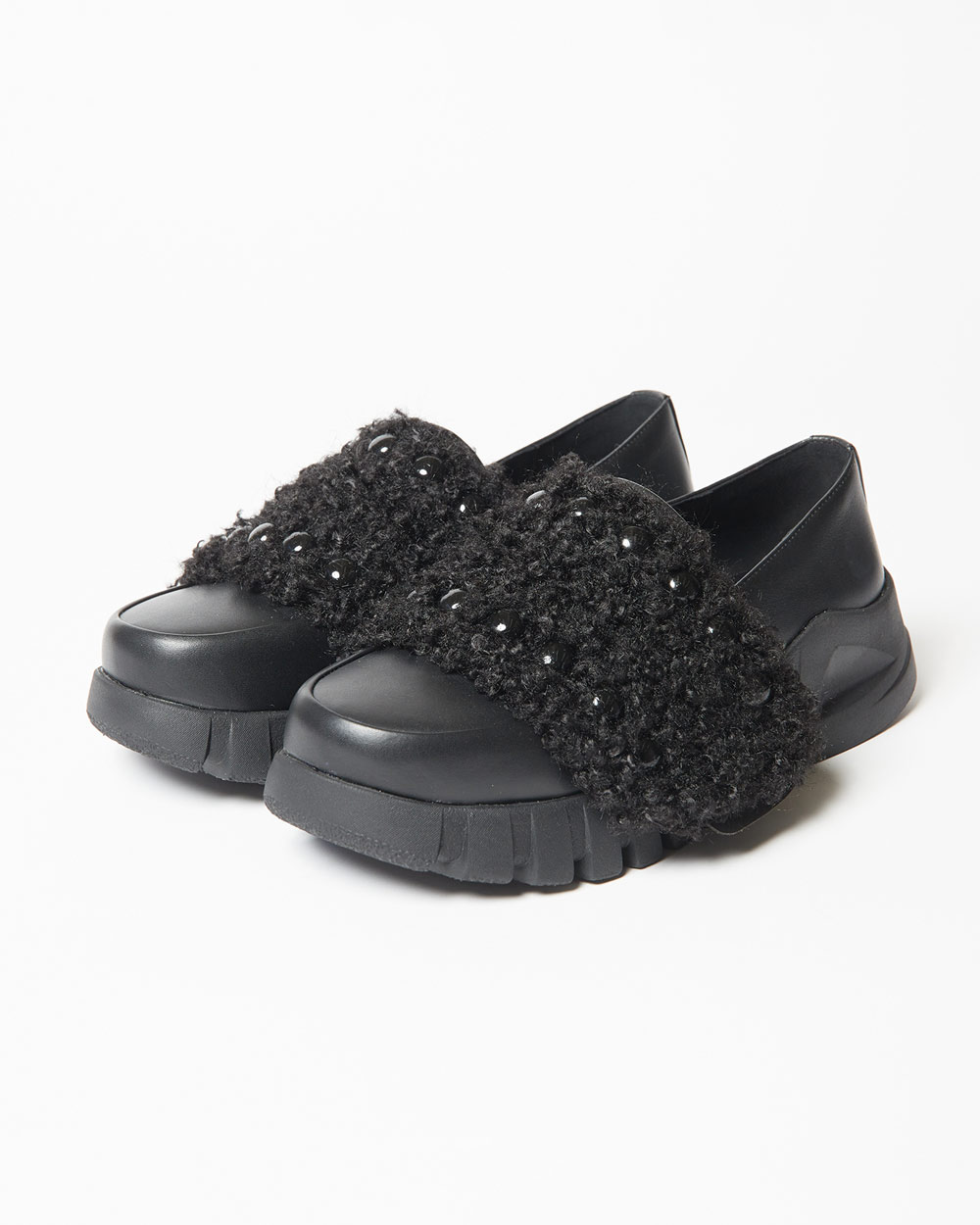 ワイドストラップローファー