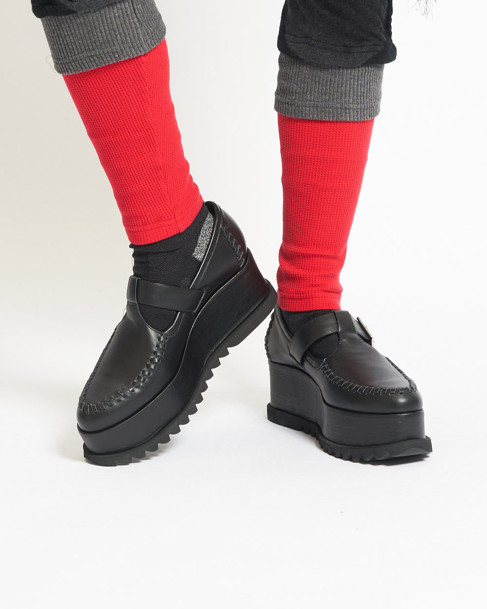 厚底ストラップサンダル