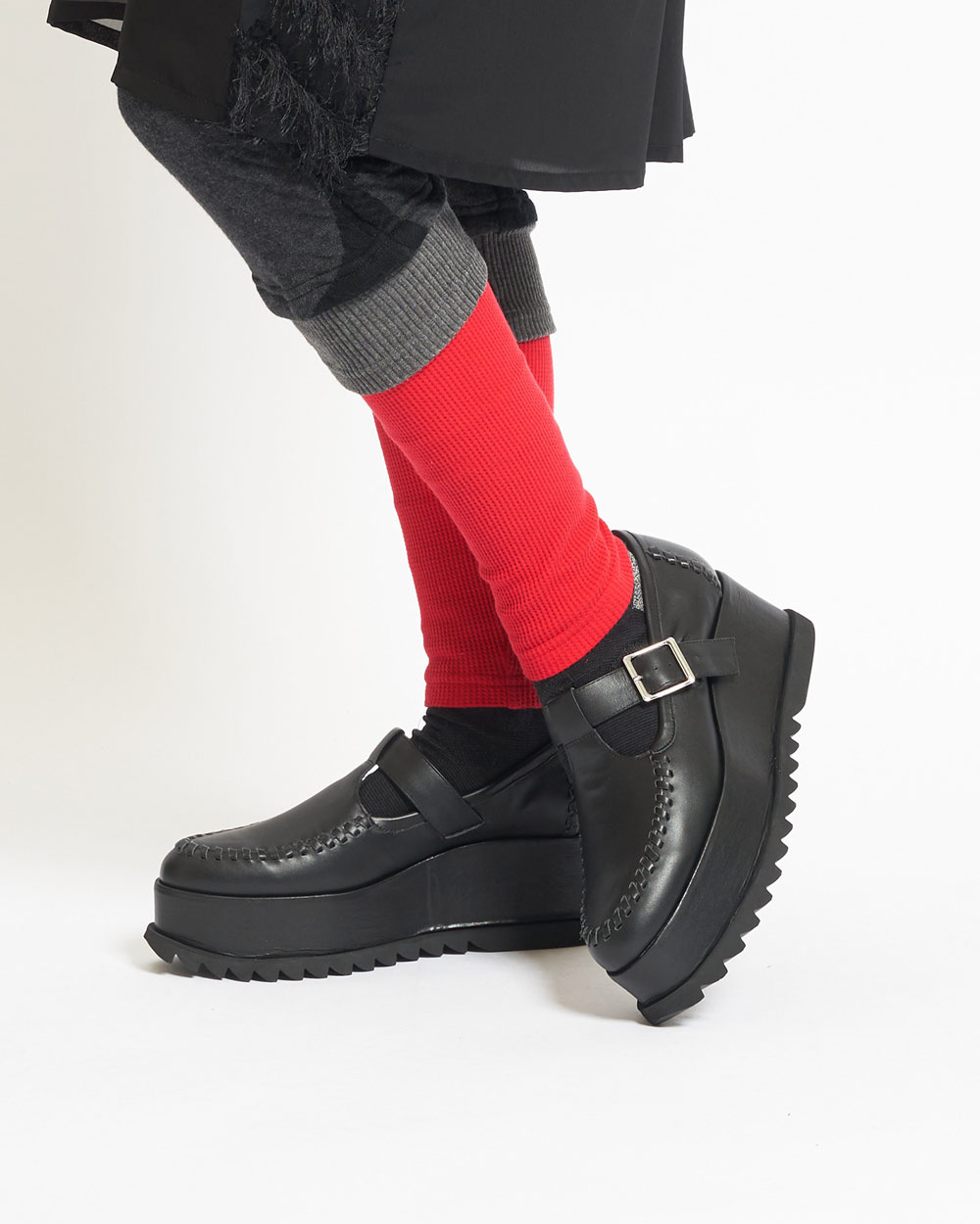 厚底ストラップサンダル