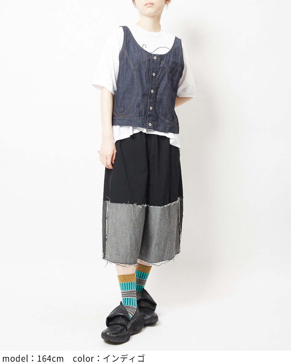チューリップデニムベスト