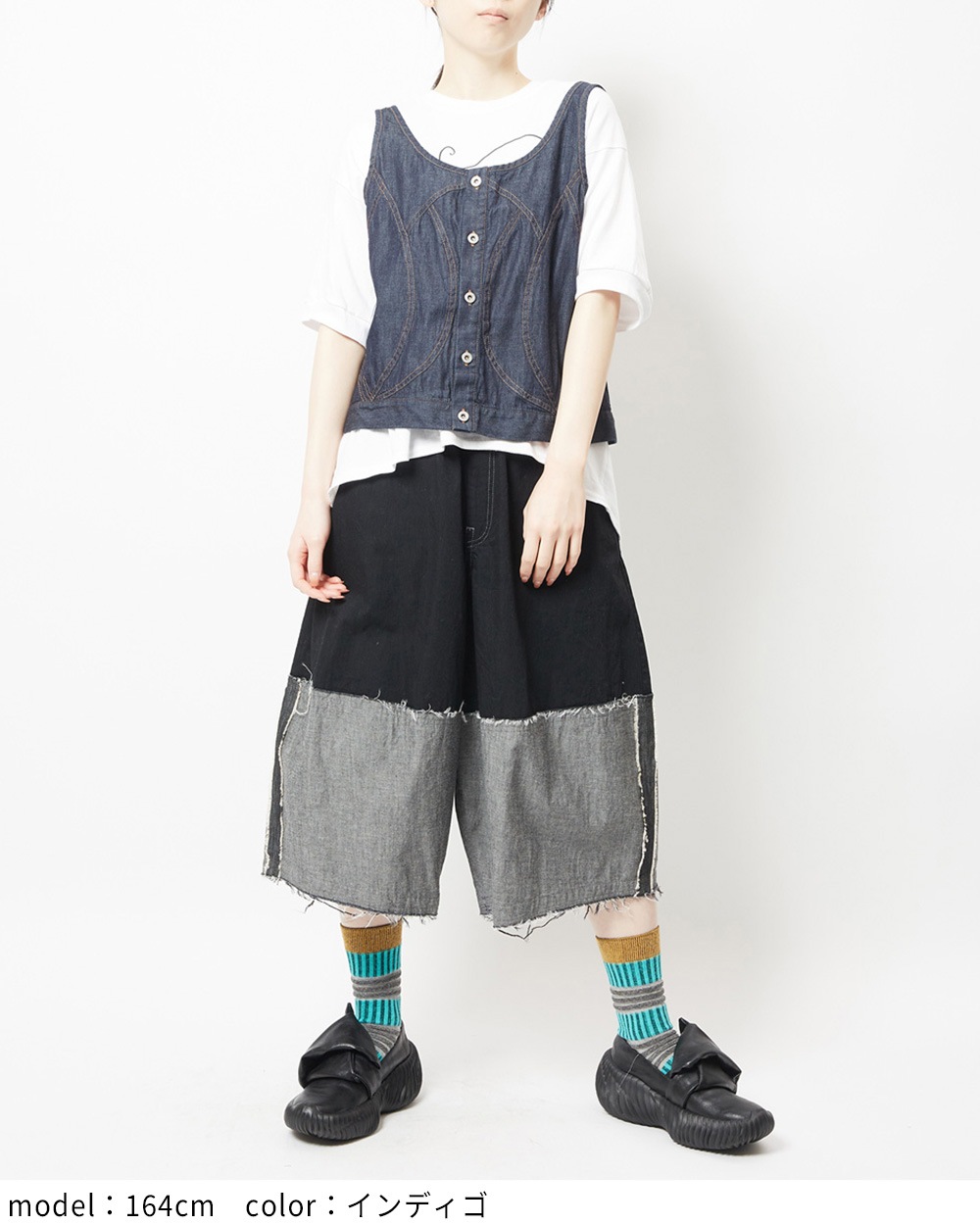 チューリップデニムベスト