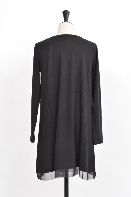 フレア長袖ワンピース