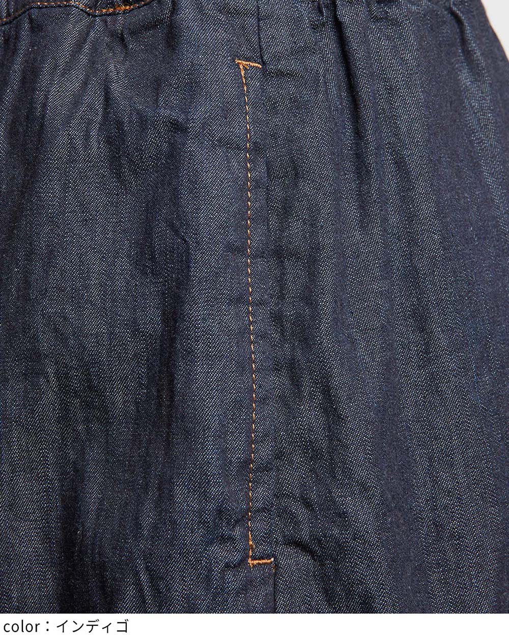 切替デニムパンツ