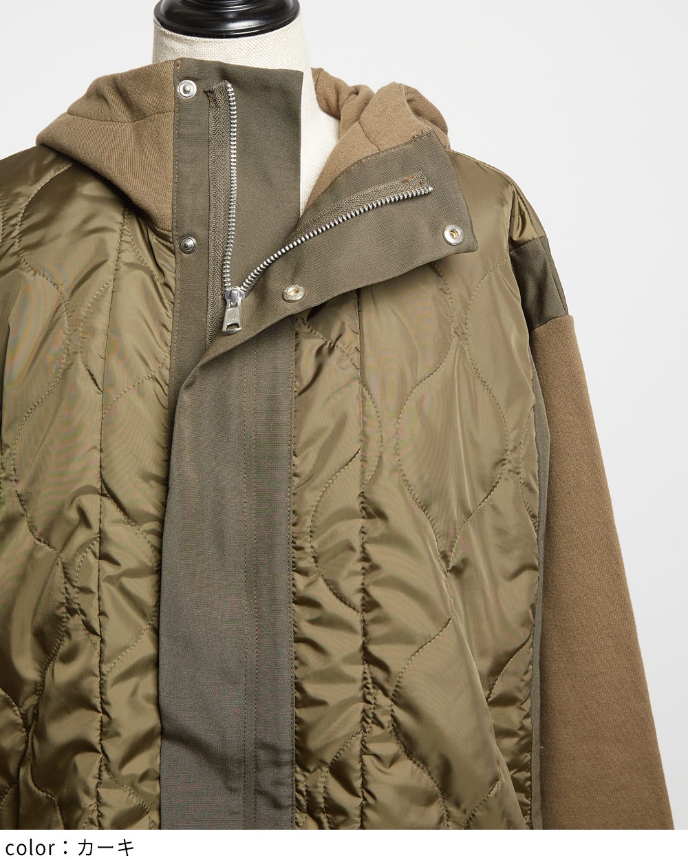 gomme ゴム　ロングキルトジャケット　コート gomme】ゴム 公式オンラインショップ