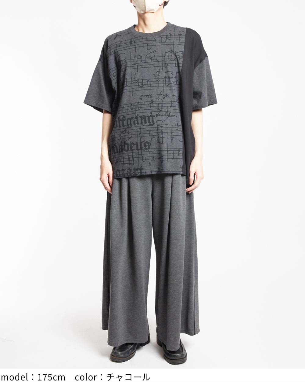gomme トップス　ブラック　メッシュ gomme tシャツ ドットメッシュ ヘムチェンジT レディース