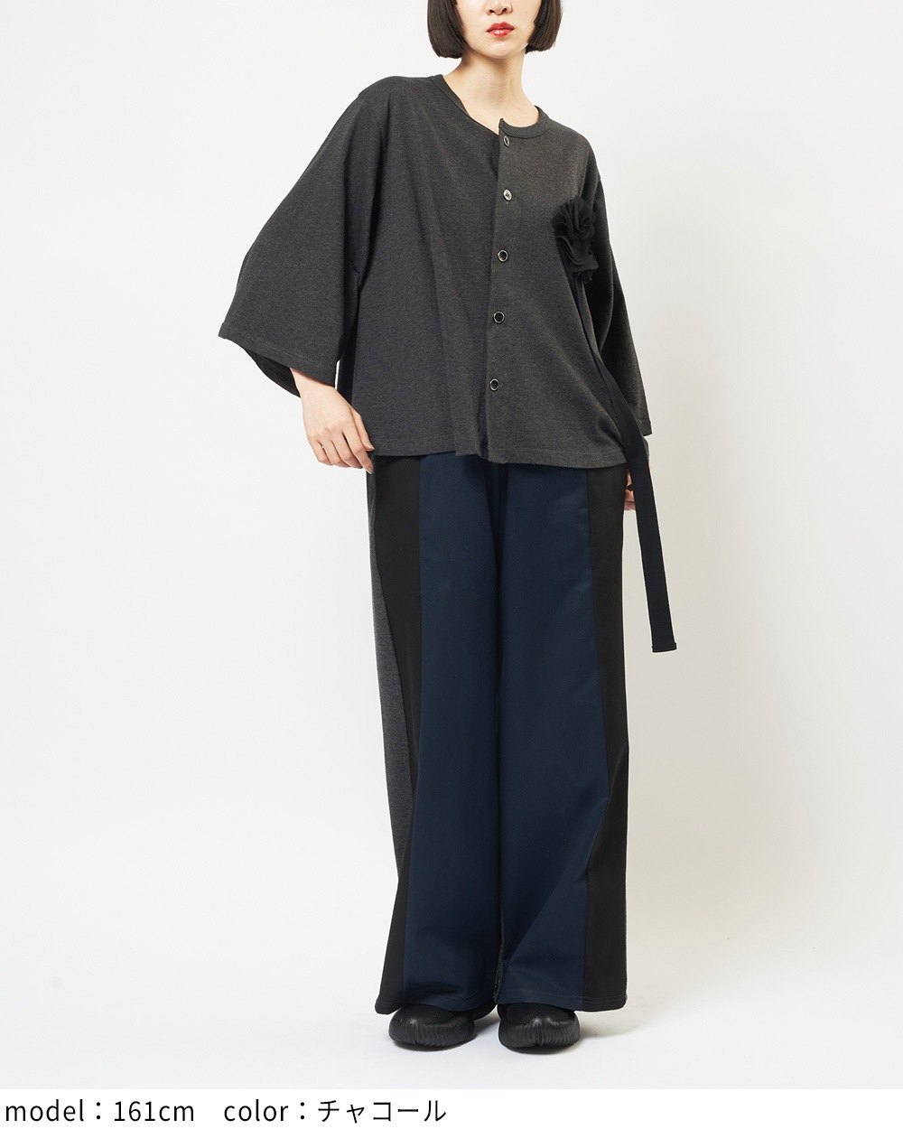 フラワーカーディガン