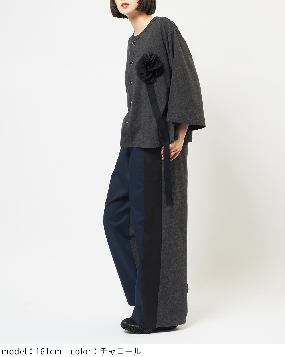 フラワーカーディガン