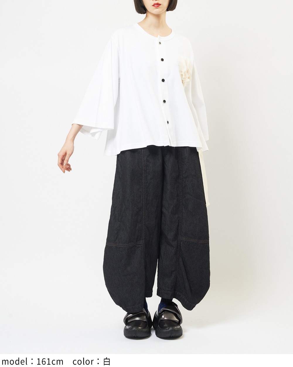 フラワーカーディガン