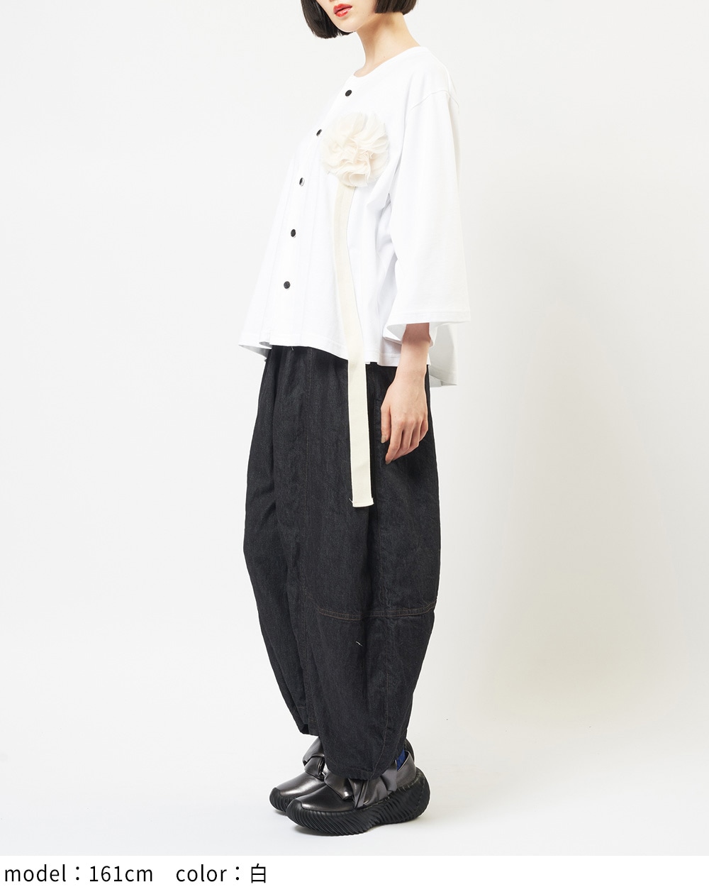 フラワーカーディガン