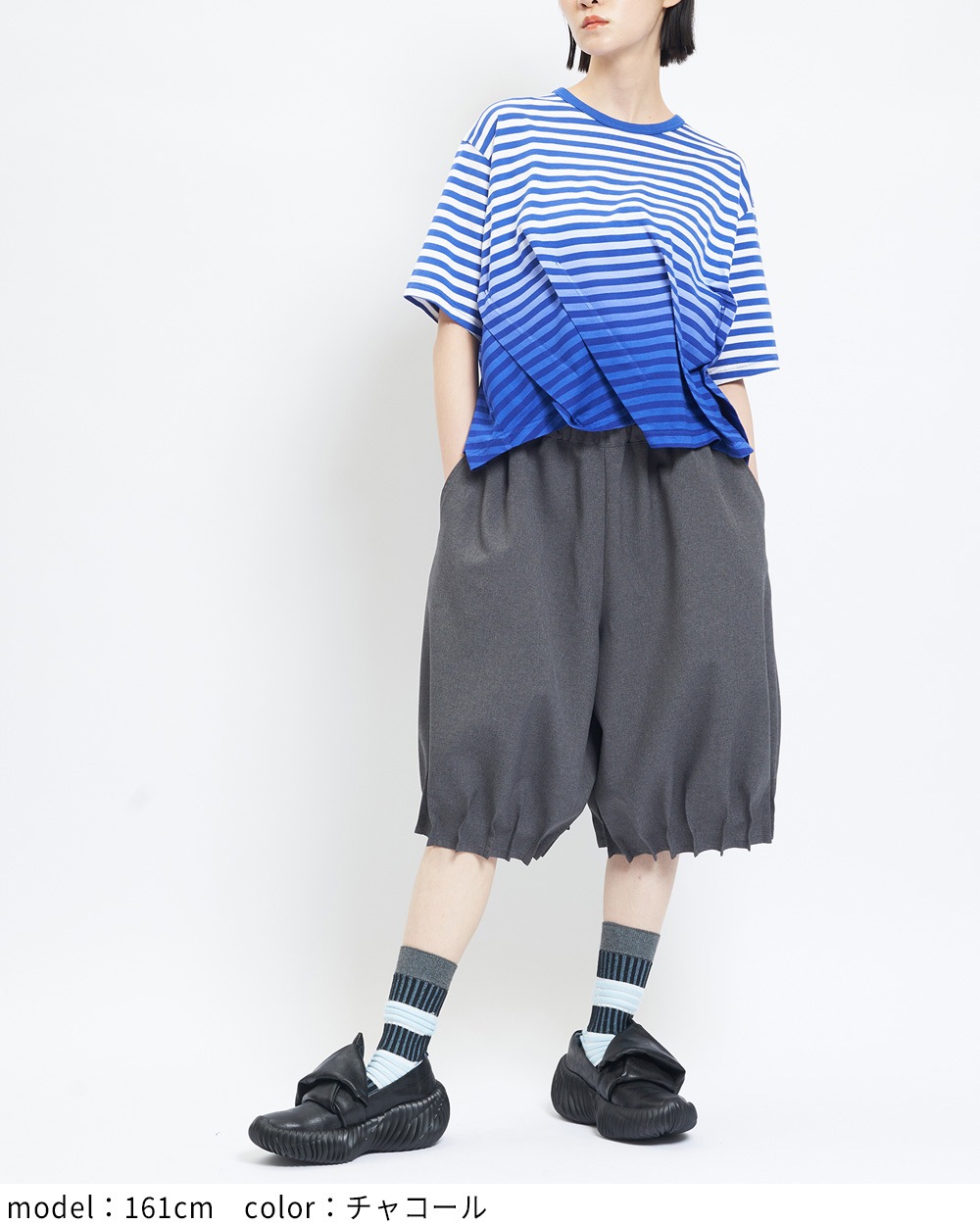 タックツイルパンツ