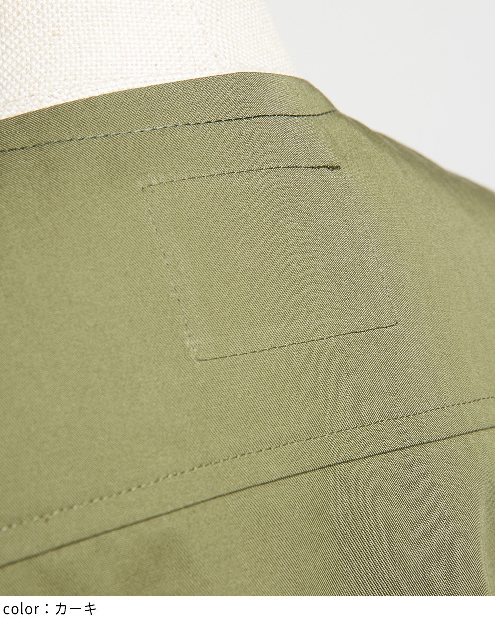 レイヤードショートベスト