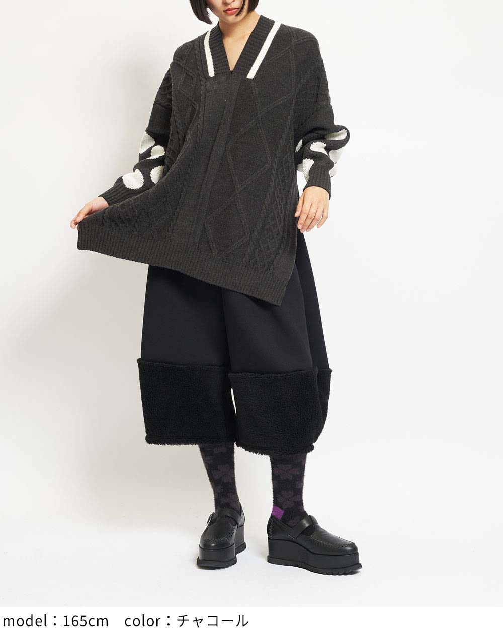 ポンチョニット