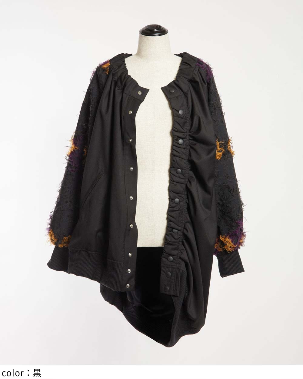 ダマスクギャザーブルゾン