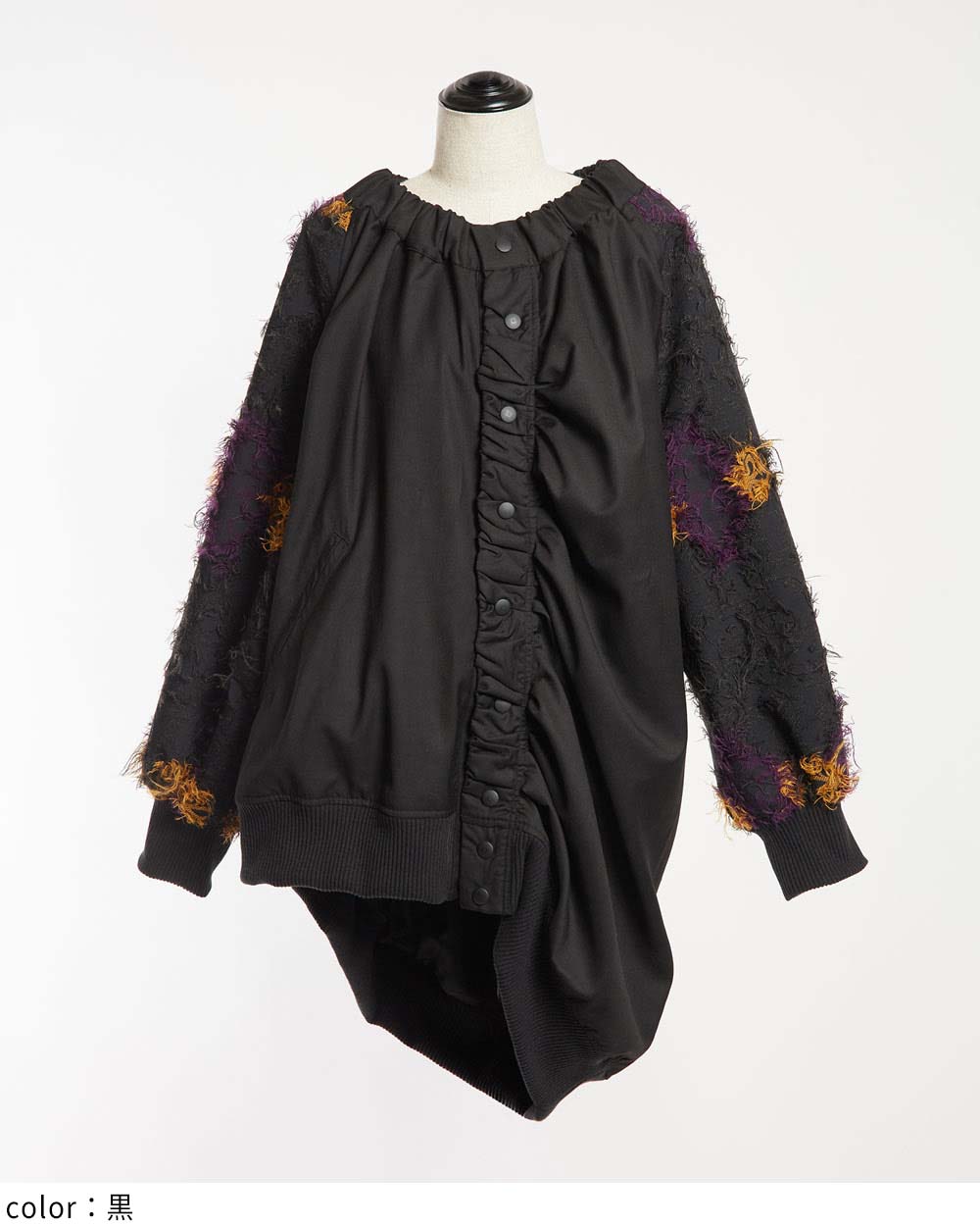 ダマスクギャザーブルゾン