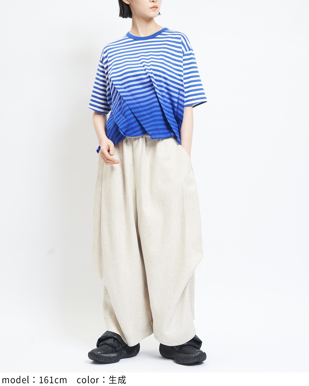 ビッグタックリネンパンツ
