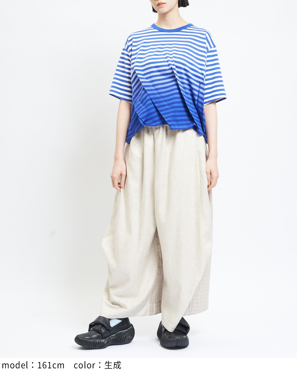 ビッグタックリネンパンツ