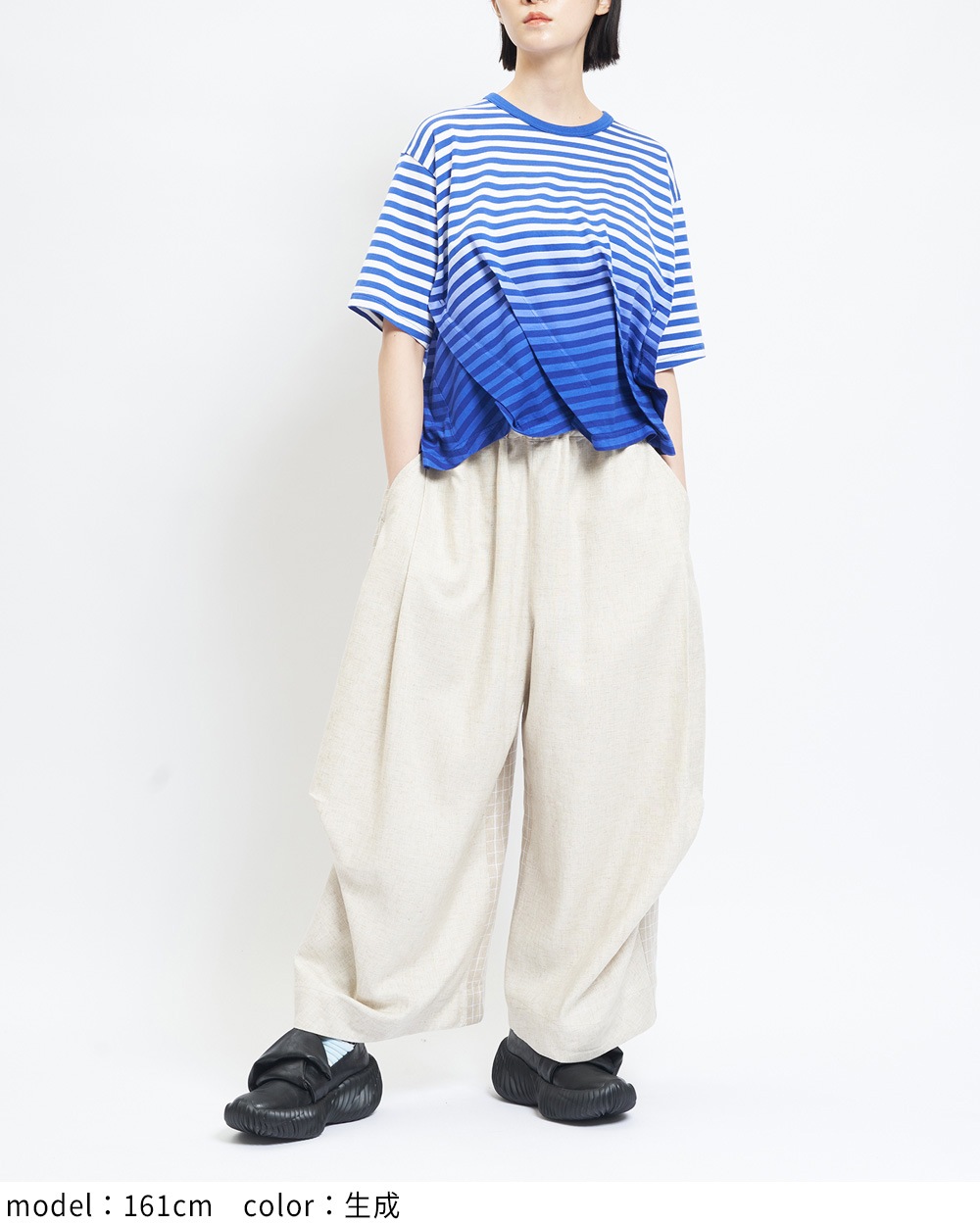 ビッグタックリネンパンツ